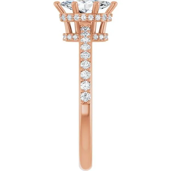 Hidden Halo-Style Engagement Ring Image 4 J. Thomas Jewelers Rochester Hills, MI