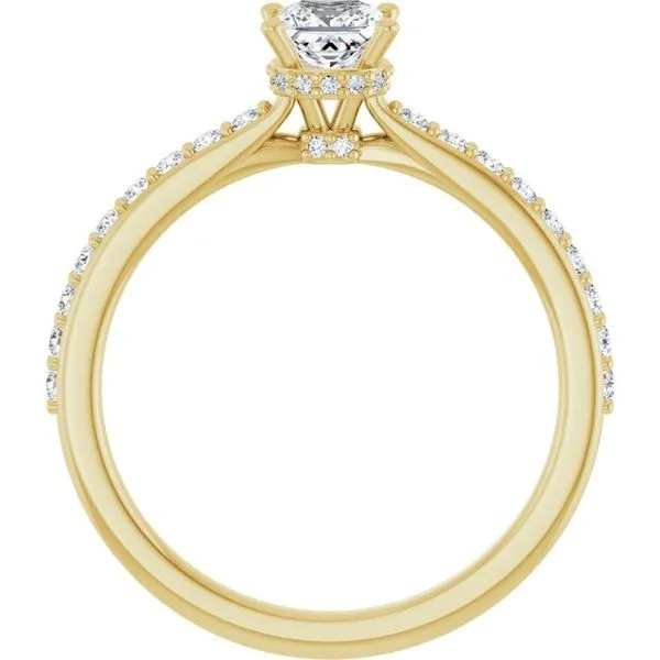 Hidden Halo-Style Engagement Ring Image 2 The Ring Austin Round Rock, TX