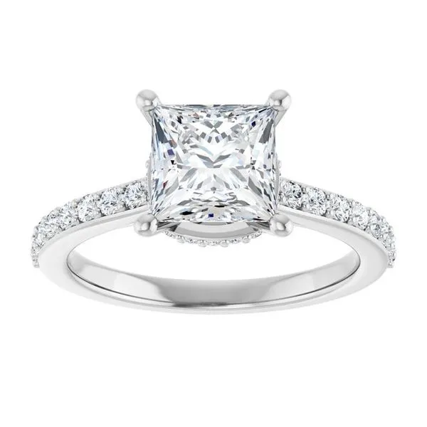 Hidden Halo-Style Engagement Ring Image 3 Morin Jewelers Southbridge, MA