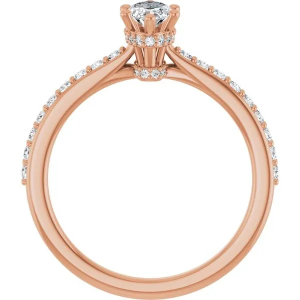 Hidden Halo-Style Engagement Ring Image 2 Raleigh Diamond Fine Jewelry Raleigh, NC