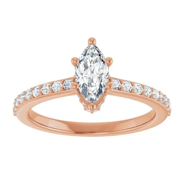 Hidden Halo-Style Engagement Ring Image 3 Raleigh Diamond Fine Jewelry Raleigh, NC