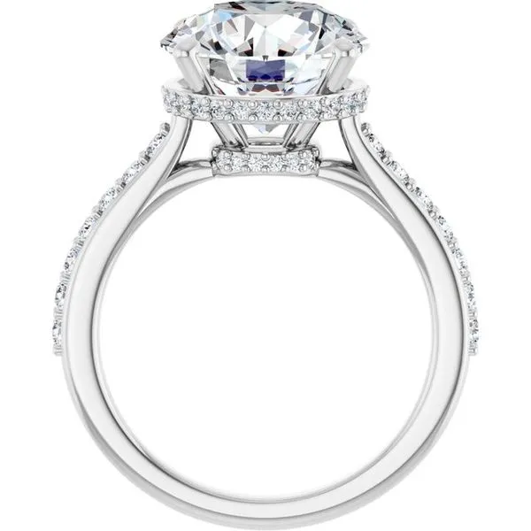 Hidden Halo-Style Engagement Ring Image 2 Morin Jewelers Southbridge, MA