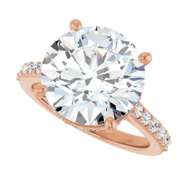 Hidden Halo-Style Engagement Ring Image 5 Ocean View Jewelers Millville, DE