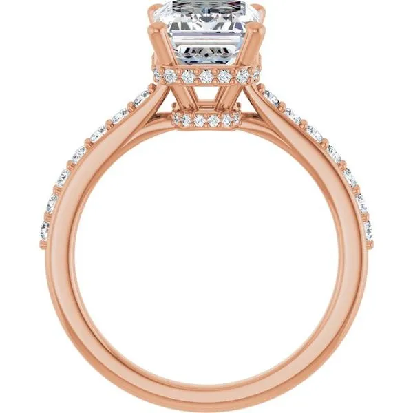 Hidden Halo-Style Engagement Ring Image 2 Shipley's Fine Jewelry Hampstead, MD