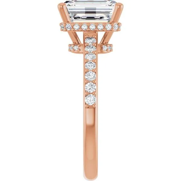 Hidden Halo-Style Engagement Ring Image 4 Austin's Fine Diamonds & Jewelry Lyndhurst, NJ