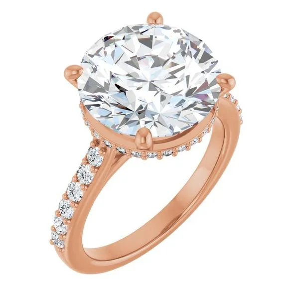 Hidden Halo-Style Engagement Ring Ocean View Jewelers Millville, DE