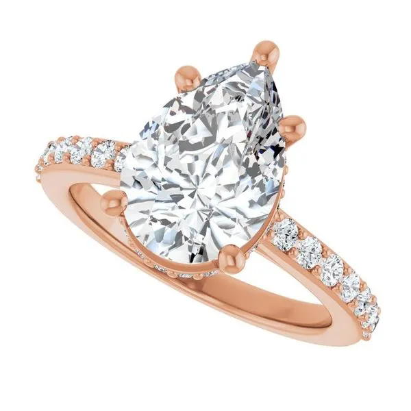 Hidden Halo-Style Engagement Ring Image 5 Raleigh Diamond Fine Jewelry Raleigh, NC