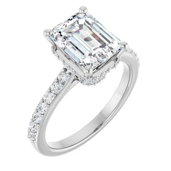 Hidden Halo-Style Engagement Ring Raleigh Diamond Fine Jewelry Raleigh, NC