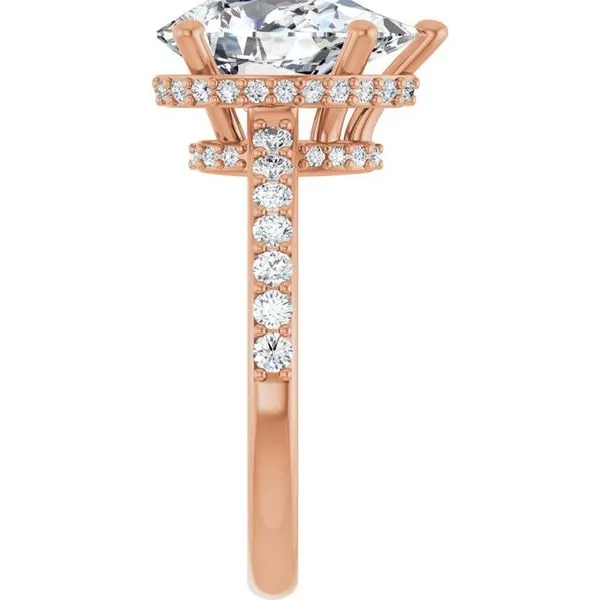 Hidden Halo-Style Engagement Ring Image 4 J. Thomas Jewelers Rochester Hills, MI