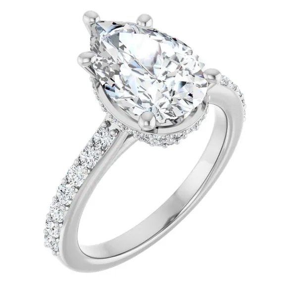 Hidden Halo-Style Engagement Ring Natale Jewelers Sewell, NJ