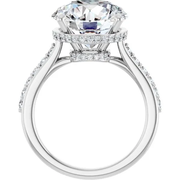 Hidden Halo-Style Engagement Ring Image 2 Morin Jewelers Southbridge, MA