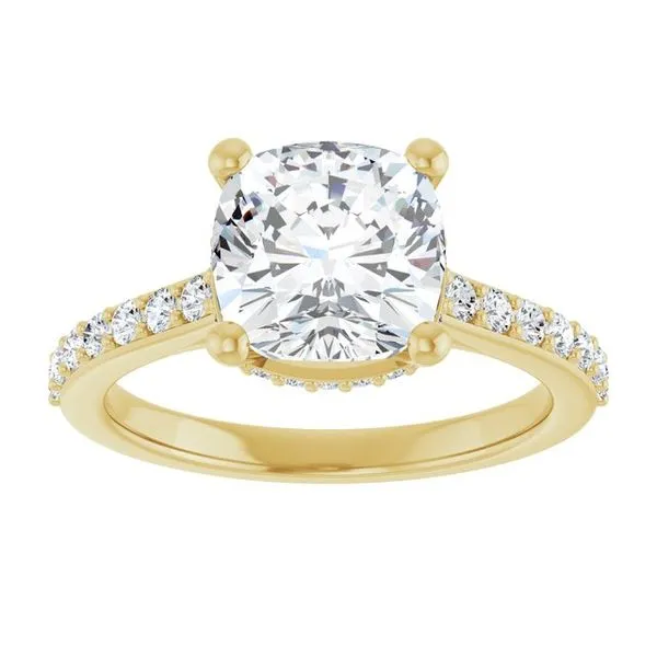 Hidden Halo-Style Engagement Ring Image 3 Virtus Collective Newport Beach , CA