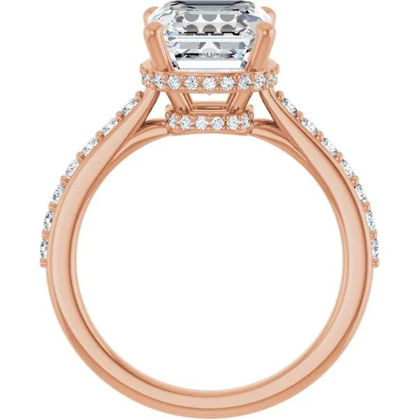 Hidden Halo-Style Engagement Ring Image 2 Ocean View Jewelers Millville, DE