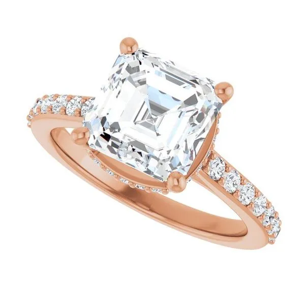 Hidden Halo-Style Engagement Ring Image 5 The Ring Austin Round Rock, TX