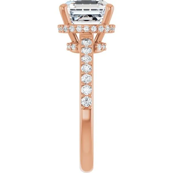 Hidden Halo-Style Engagement Ring Image 4 Ocean View Jewelers Millville, DE