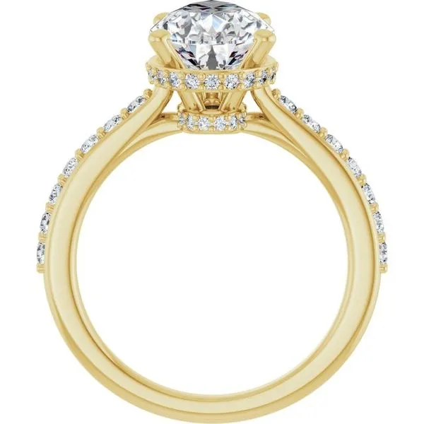 Hidden Halo-Style Engagement Ring Image 2 Natale Jewelers Sewell, NJ