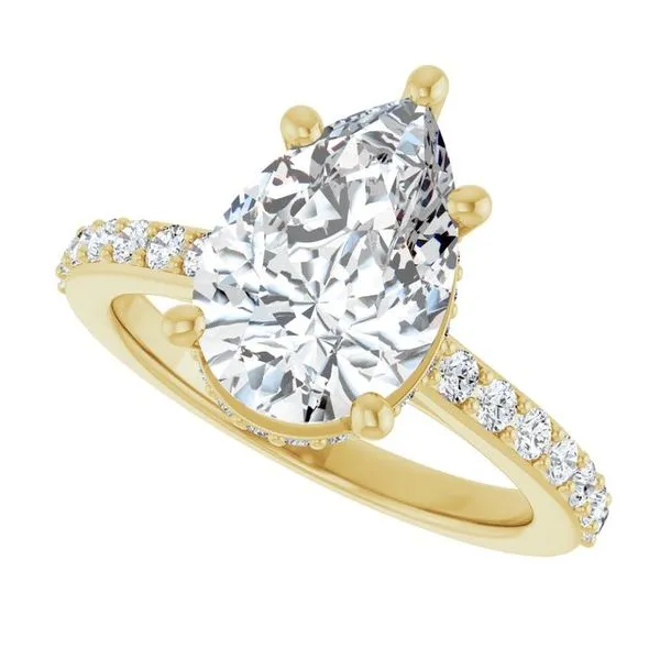 Hidden Halo-Style Engagement Ring Image 5 Austin's Fine Diamonds & Jewelry Lyndhurst, NJ