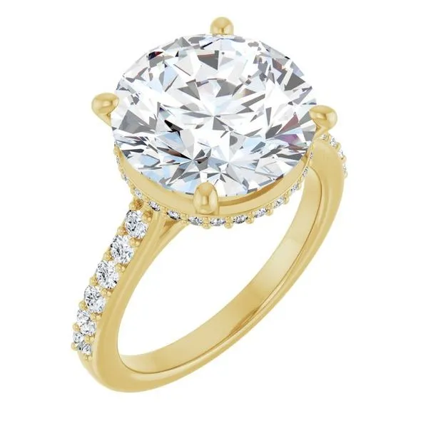 Hidden Halo-Style Engagement Ring Clater Jewelers Louisville, KY