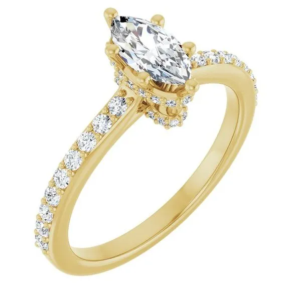 Hidden Halo-Style Engagement Ring Shipley's Fine Jewelry Hampstead, MD