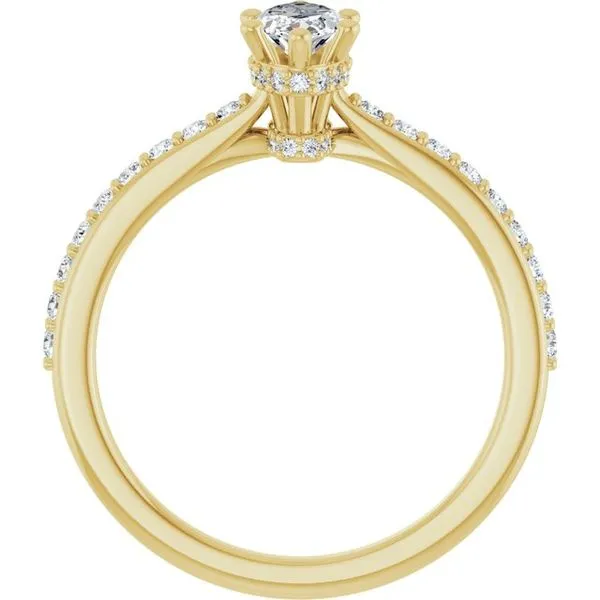 Hidden Halo-Style Engagement Ring Image 2 Shipley's Fine Jewelry Hampstead, MD