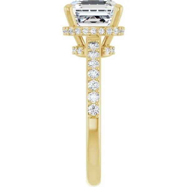 Hidden Halo-Style Engagement Ring Image 4 J. Thomas Jewelers Rochester Hills, MI