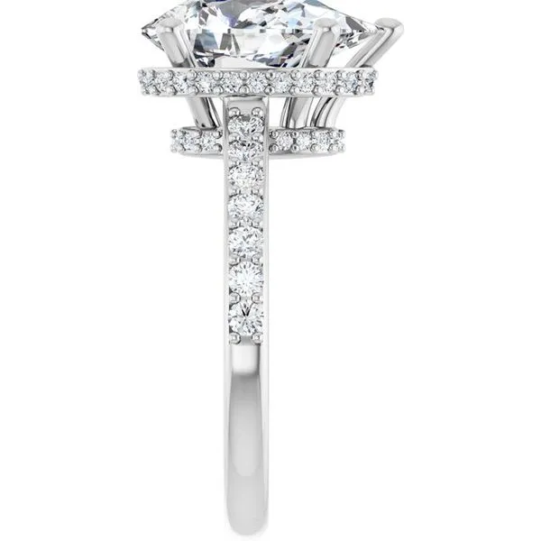 Hidden Halo-Style Engagement Ring Image 4 JF Jones Jewelers Rochester, NY