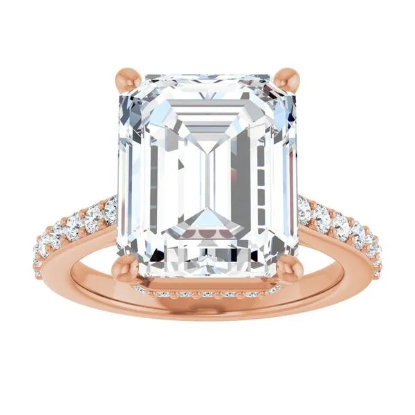 Hidden Halo-Style Engagement Ring Image 3 Paul James Jewelers Angels Camp, CA