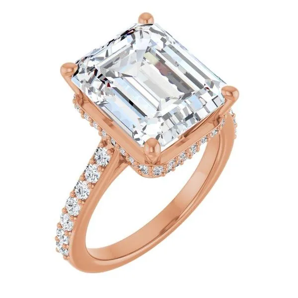 Hidden Halo-Style Engagement Ring Arezzo Jewelers Elmwood Park, IL