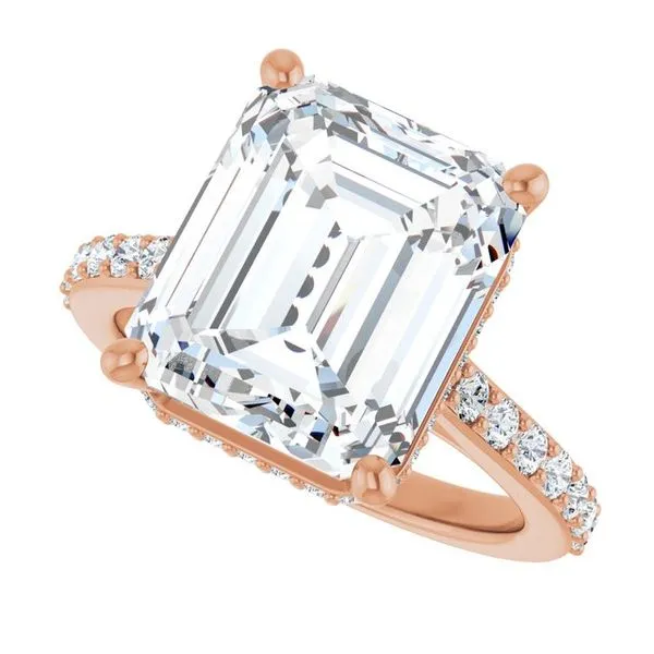 Hidden Halo-Style Engagement Ring Image 5 Austin's Fine Diamonds & Jewelry Lyndhurst, NJ