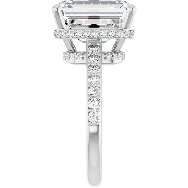 Hidden Halo-Style Engagement Ring Image 4 Shipley's Fine Jewelry Hampstead, MD