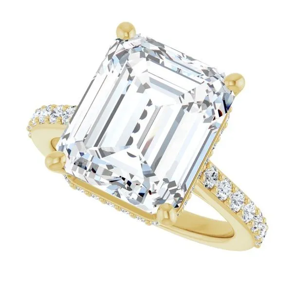 Hidden Halo-Style Engagement Ring Image 5 Jimmy Smith Jewelers Decatur, AL