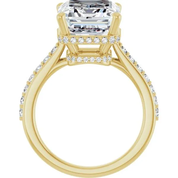 Hidden Halo-Style Engagement Ring Image 2 Paul James Jewelers Angels Camp, CA