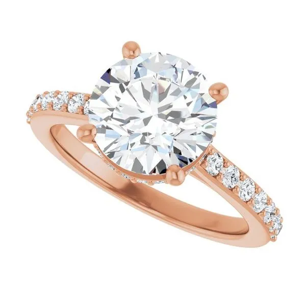 Hidden Halo-Style Engagement Ring Image 5 Natale Jewelers Sewell, NJ