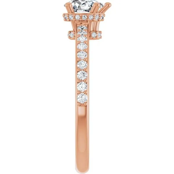 Hidden Halo-Style Engagement Ring Image 4 Paul James Jewelers Angels Camp, CA