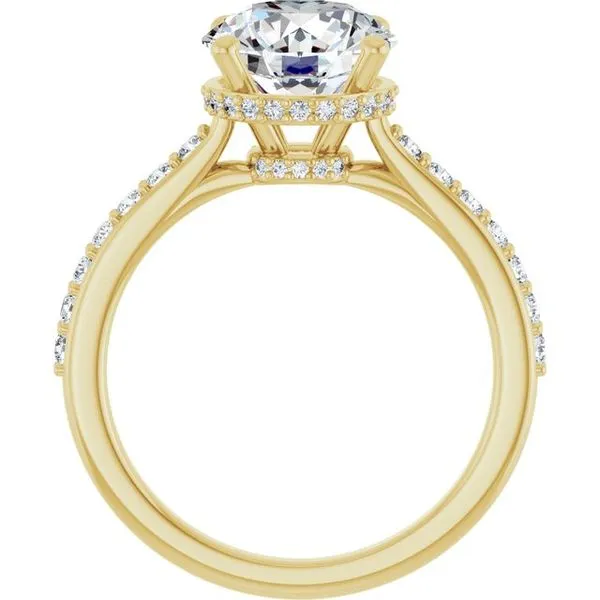 Hidden Halo-Style Engagement Ring Image 2 Mark Jewellers La Crosse, WI