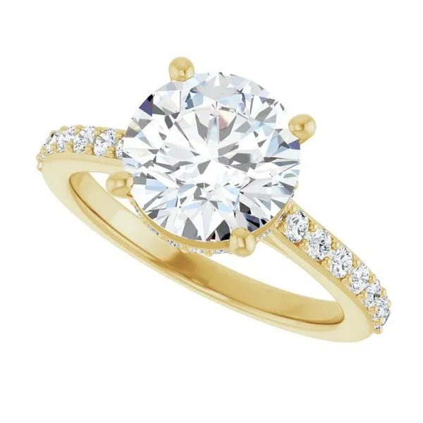 Hidden Halo-Style Engagement Ring Image 5 J. Thomas Jewelers Rochester Hills, MI