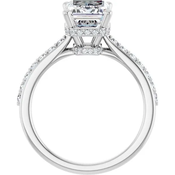 Hidden Halo-Style Engagement Ring Image 2 Mark Jewellers La Crosse, WI