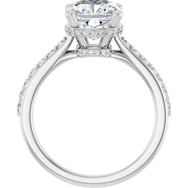 Hidden Halo-Style Engagement Ring Image 2 Paul James Jewelers Angels Camp, CA