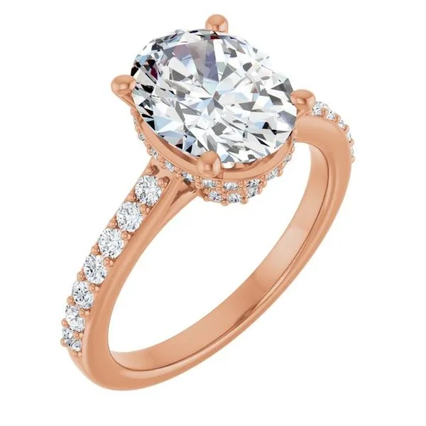 Hidden Halo-Style Engagement Ring Arezzo Jewelers Elmwood Park, IL