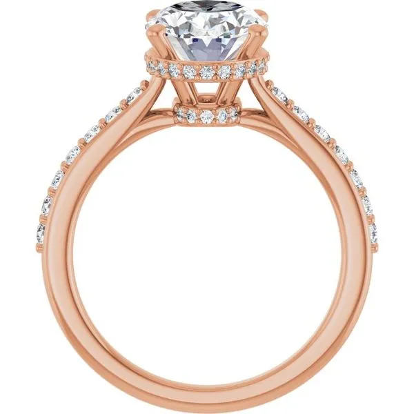 Hidden Halo-Style Engagement Ring Image 2 Arezzo Jewelers Elmwood Park, IL