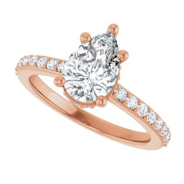 Hidden Halo-Style Engagement Ring Image 5 Austin's Fine Diamonds & Jewelry Lyndhurst, NJ