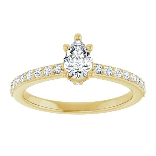 Hidden Halo-Style Engagement Ring Image 3 J. Thomas Jewelers Rochester Hills, MI