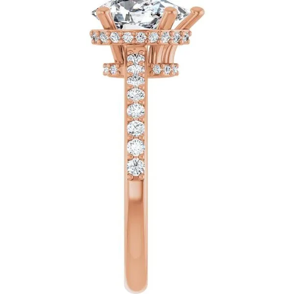Hidden Halo-Style Engagement Ring Image 4 Jimmy Smith Jewelers Decatur, AL
