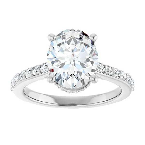 Hidden Halo-Style Engagement Ring Image 3 Shipley's Fine Jewelry Hampstead, MD