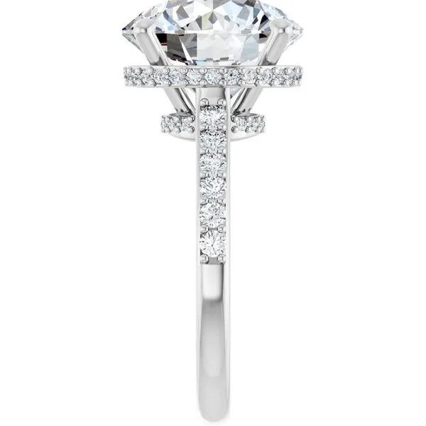 Hidden Halo-Style Engagement Ring Image 4 Arezzo Jewelers Elmwood Park, IL