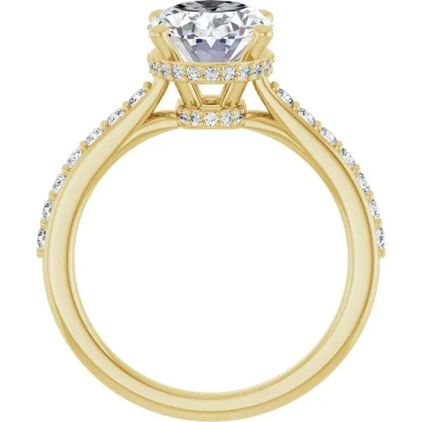 Hidden Halo-Style Engagement Ring Image 2 Shipley's Fine Jewelry Hampstead, MD