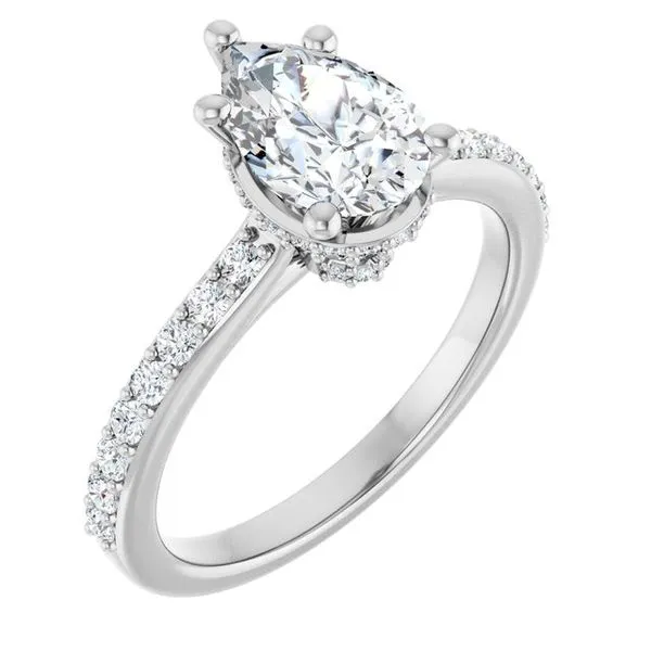 Hidden Halo-Style Engagement Ring Clater Jewelers Louisville, KY