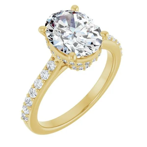 Hidden Halo-Style Engagement Ring Austin's Fine Diamonds & Jewelry Lyndhurst, NJ