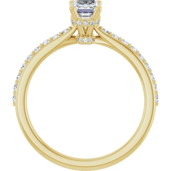 Hidden Halo-Style Engagement Ring Image 2 The Ring Austin Round Rock, TX