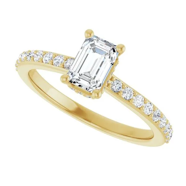 Hidden Halo-Style Engagement Ring Image 5 Paul James Jewelers Angels Camp, CA